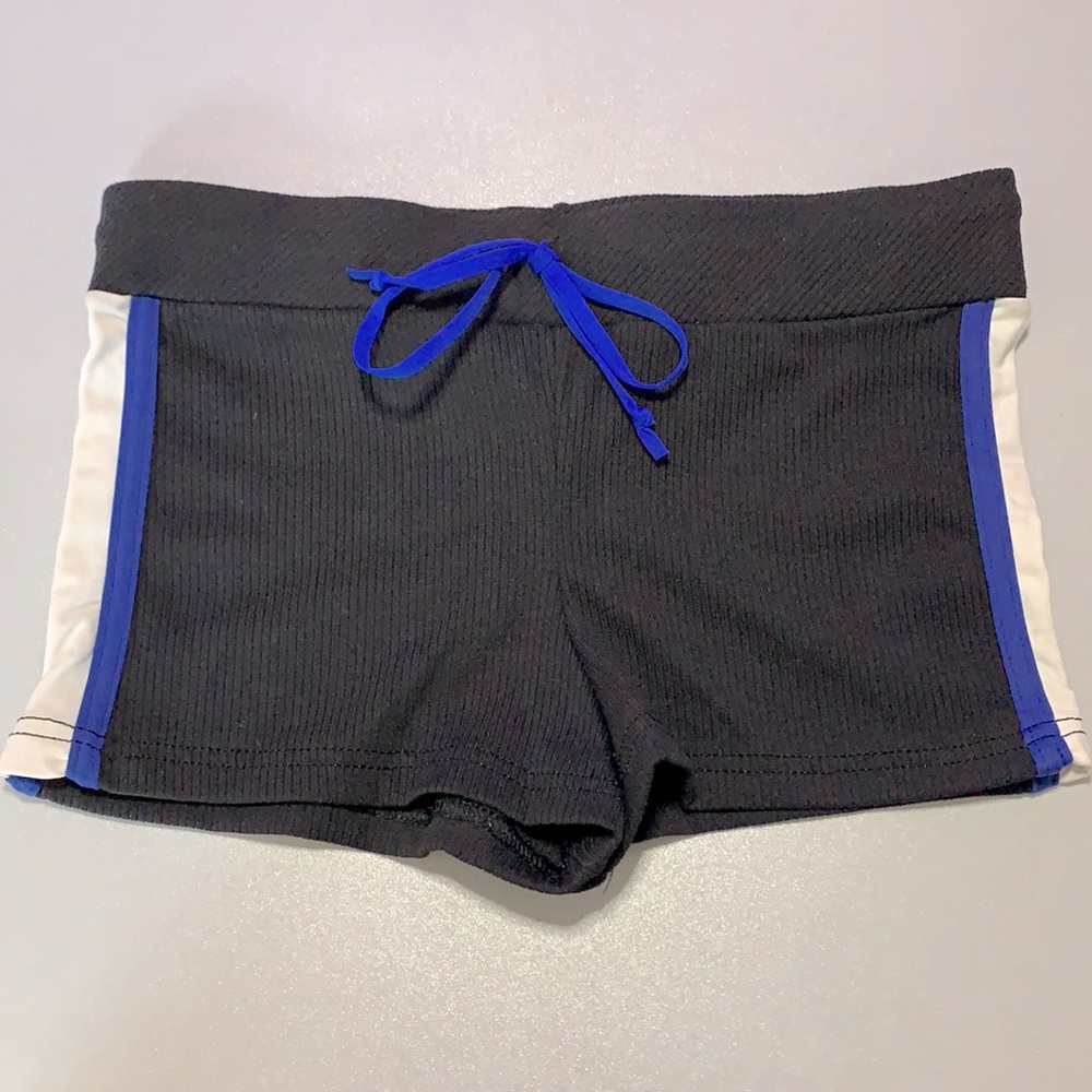 Dance/Cheer Team Camp Uniform Sporty Side-Stripe Shorts (Girls/Tween) NEW Royal
